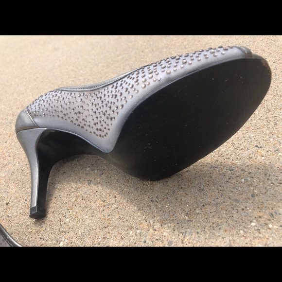 Audrey Brooke silver gem heels - Picture 8 of 8